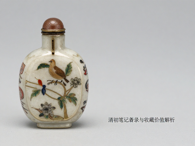 清初鼻烟壶的文人著录与时代背景