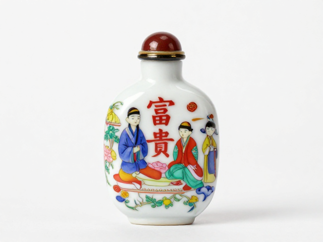 多棱外画鼻烟壶的形态特征与视觉逻辑