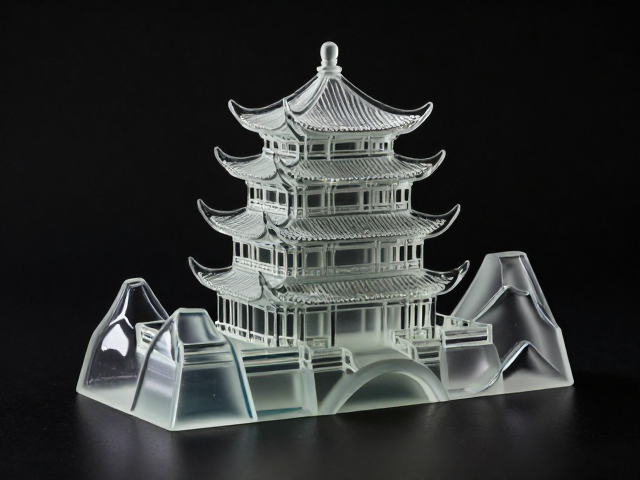 山水楼阁造型的几何构建与视觉表达