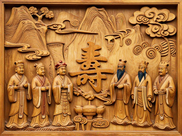 八仙祝寿题材的文化符号与组合逻辑