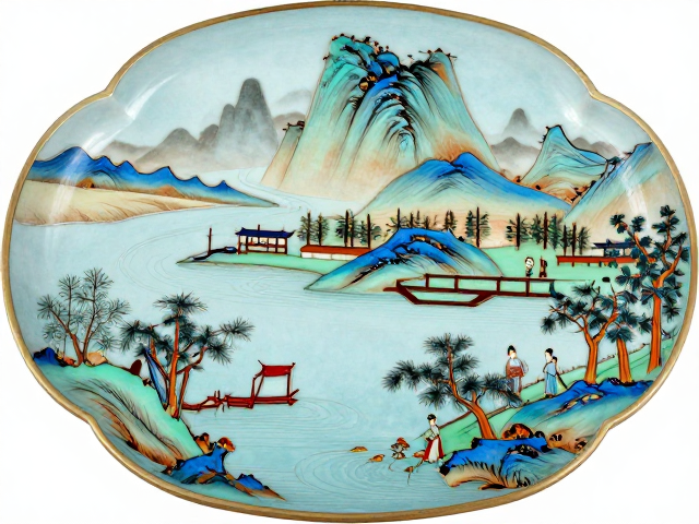 山水人物题材的构图逻辑与空间留白