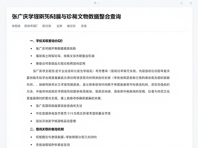 检索逻辑与多维关联查询机制