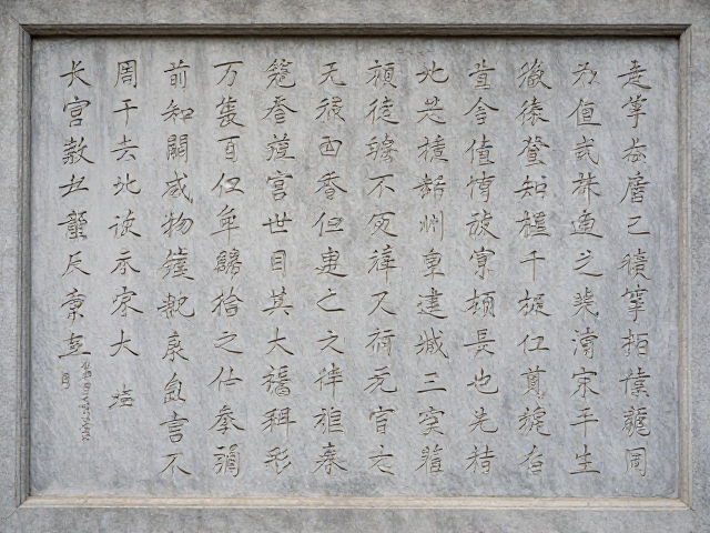 外壁刻字的工艺技法与视觉特征