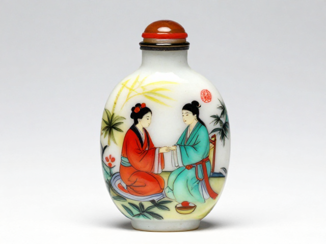 多色内画鼻烟壶的视觉魅力与工艺渊源