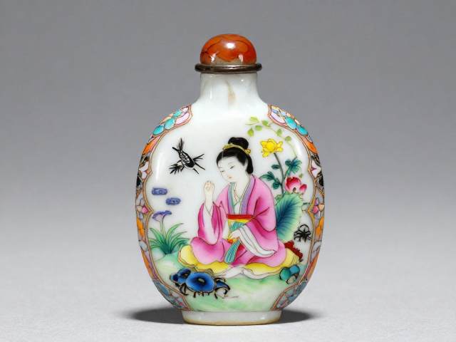 粉彩描绘技法与画面意境营造