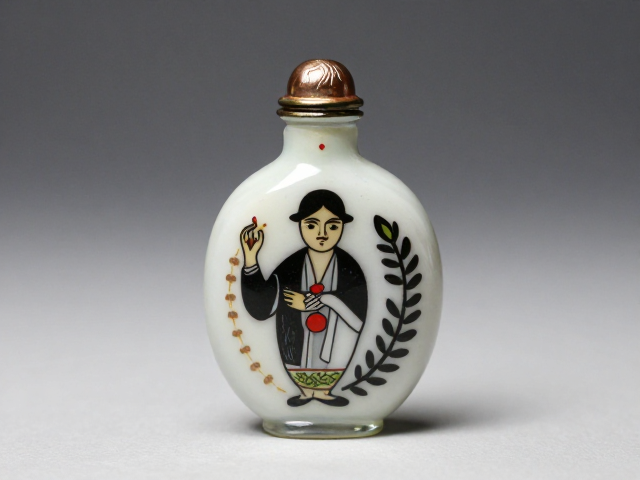 反画鼻烟壶的视觉悖论与当代审美重构