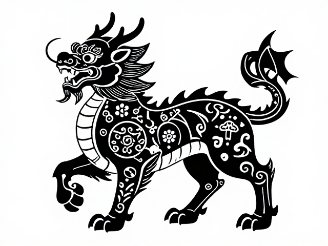 麒麟瑞兽与蝙蝠纹样的文化渊源