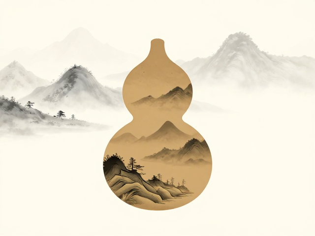 山水意境中的葫芦形制与空间重构
