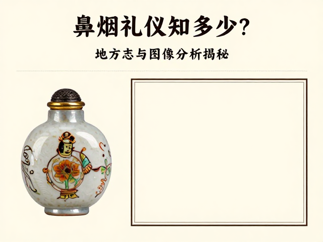 鼻烟壶中的社交货币与身份标识