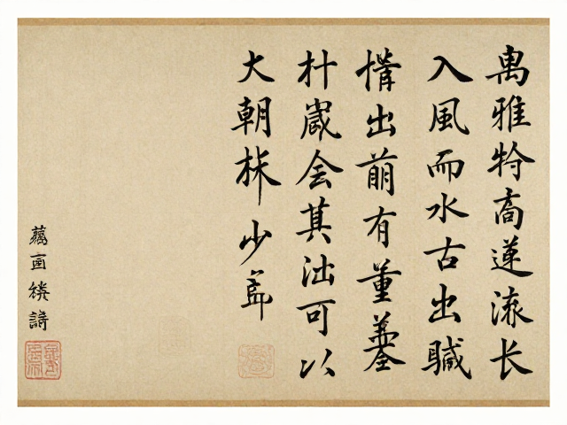 马少宣诗文书法鉴赏，高古精雅的微缩画藏品数据库解析