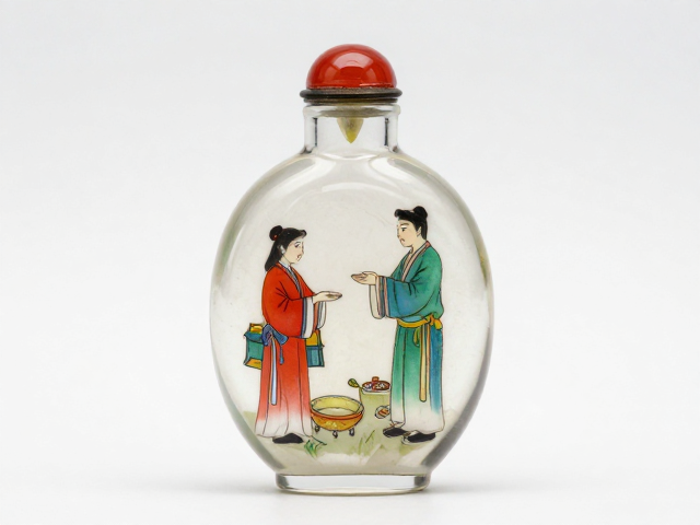 透明材质与内画工艺的视觉融合