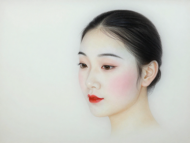 色彩晕染技法与微观层次构建