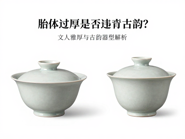 文人雅趣器型解析,胎体过厚是否违背古韵?
