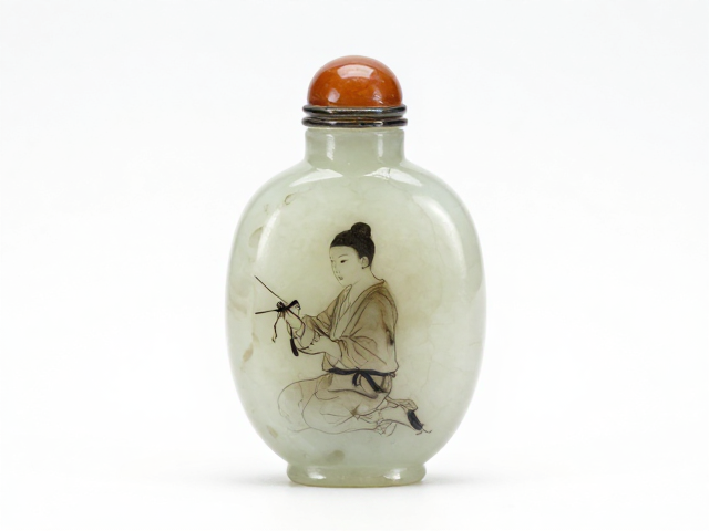 天然原色内画鼻烟壶的鉴赏要点