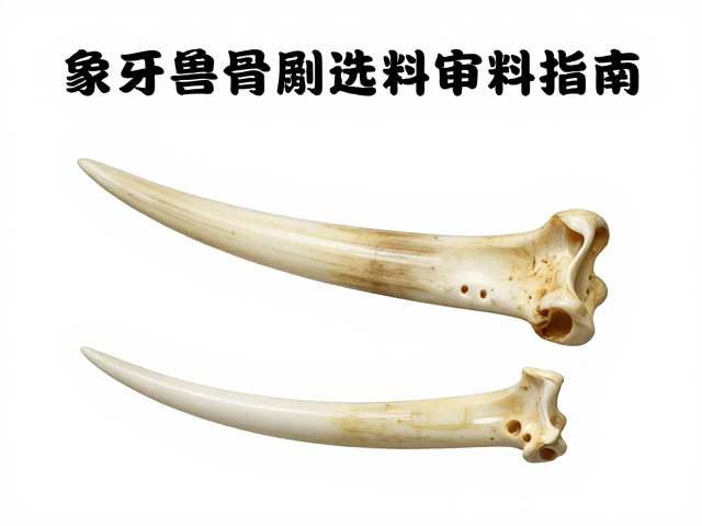 象牙与兽骨雕刻选料的核心逻辑