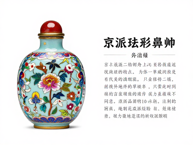 京派珐琅彩鼻烟壶的宫廷底蕴与工艺渊源