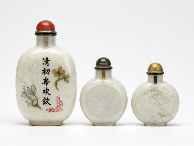清初鼻烟壶的市场定位与材质分级