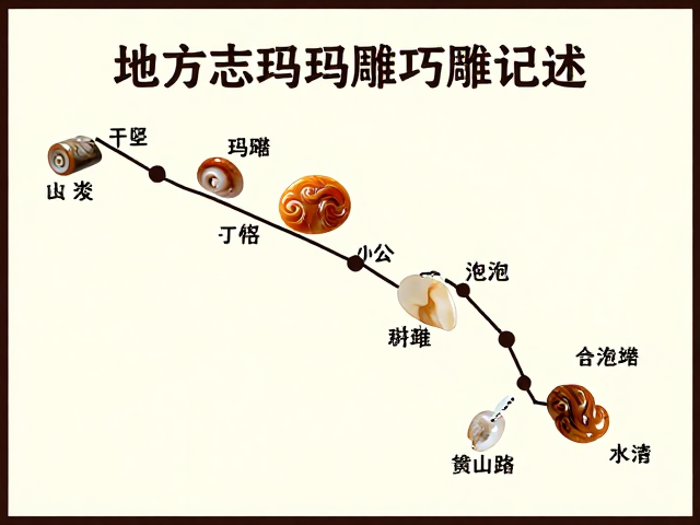 地方志中的玛瑙巧雕历史脉络