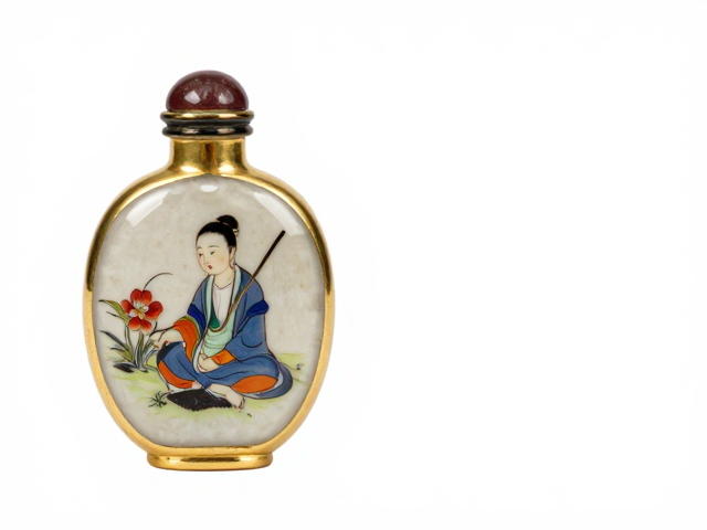 金边包边内画鼻烟壶的鎏金工艺解析