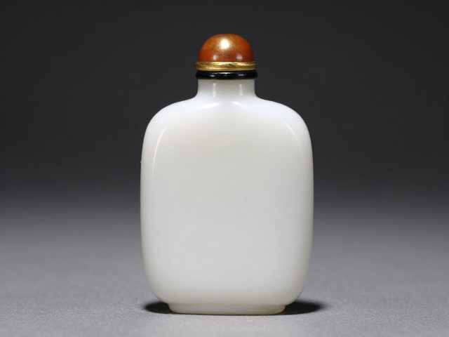 扁方直角内画鼻烟壶的器型美学