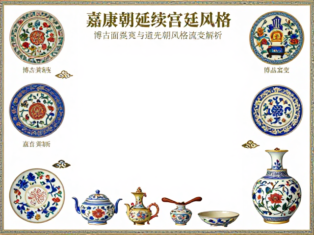博古图案在嘉庆朝的具体表现与工艺特征