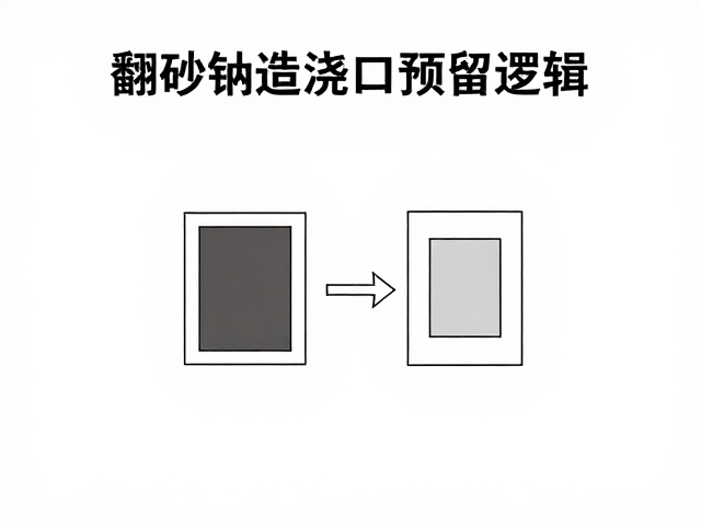 浇口预留的核心逻辑与截面设计