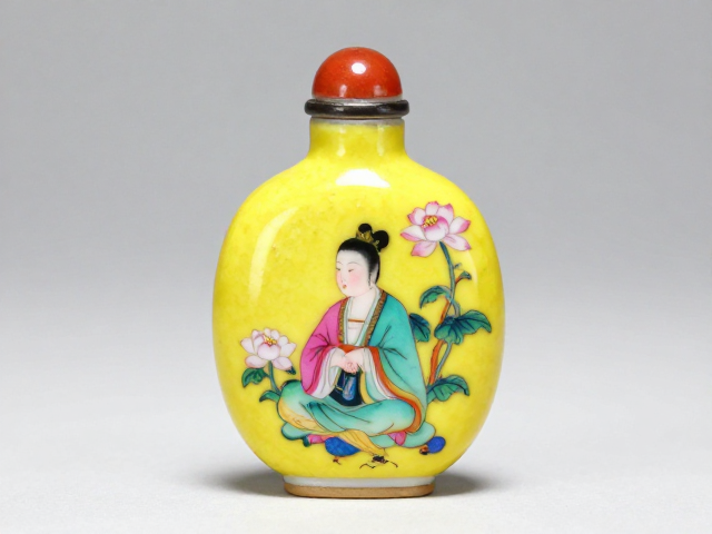 珐琅彩料特性与绘画艺术的交融