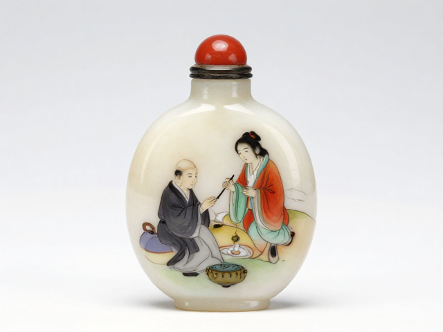 内画技法的笔法运用与色彩层次