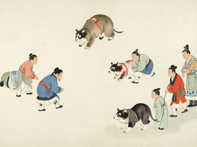 内画百子图的视觉张力与空间哲学