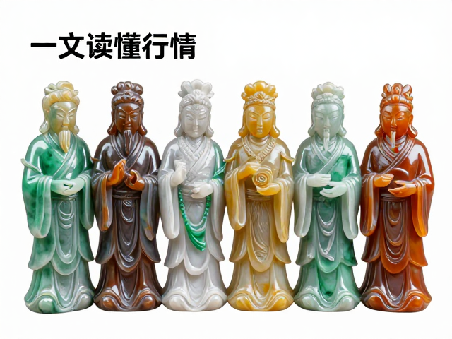 工艺细节对玛瑙八仙人物的价值重塑
