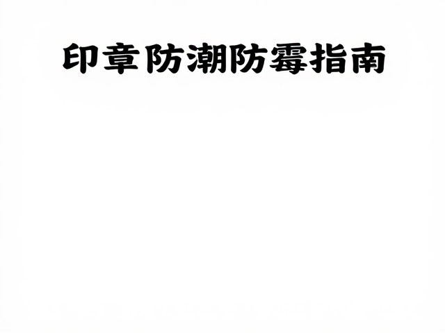 传统印章日常存放与清洁保养规范