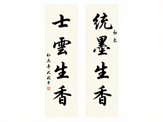 墨韵流转间的对称美学