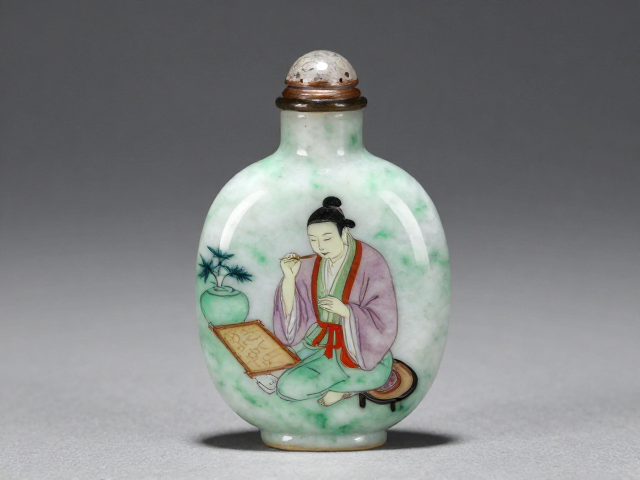 釉上彩技艺的突破与画工审美特征