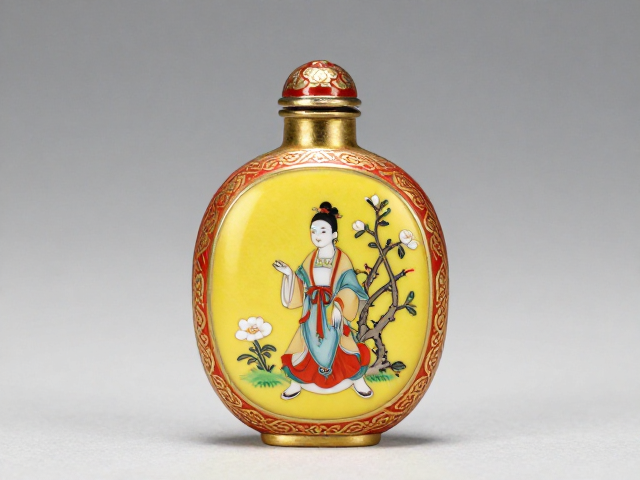 精湛内画技艺与描金工艺的融合