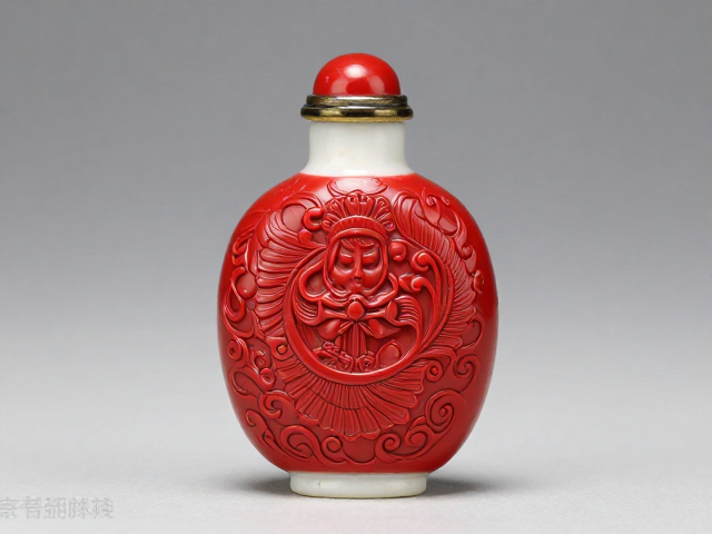 帝王朱红珐琅白鼻烟壶的艺术渊源