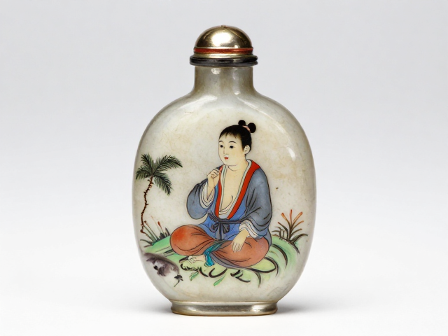 筒式直身内画鼻烟壶的器型特征与空间美学