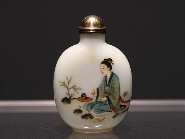 金属镶口内画鼻烟壶的材质选择与物理特性
