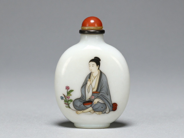 内画工艺在蒜头口造型上的技法体现