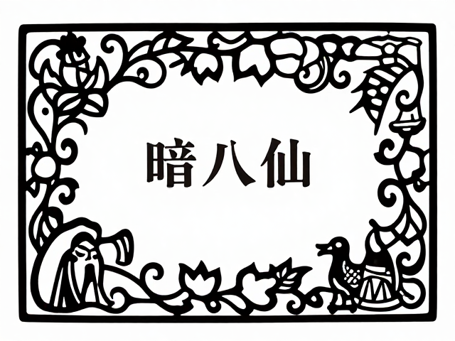 暗八仙纹样的文化渊源与符号解读