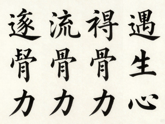 中锋行笔:构建线条骨力的物理基础
