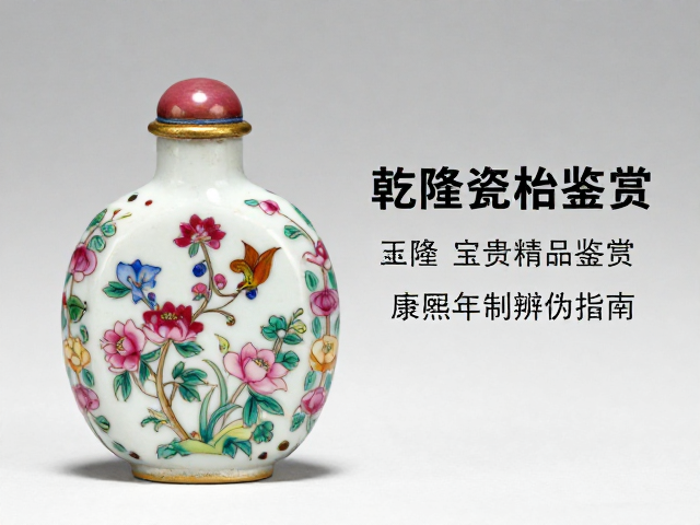 乾隆鼻烟壶的胎釉特征与老化痕迹