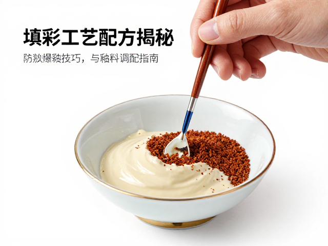 填彩工艺中的防爆釉控制策略