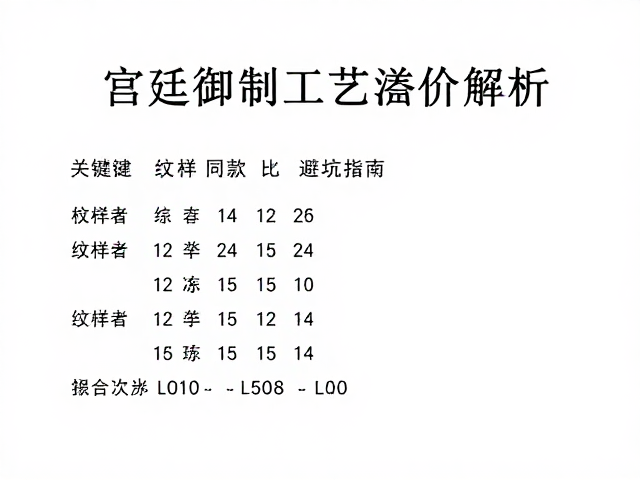 纹样同款的市场鉴别与比价策略