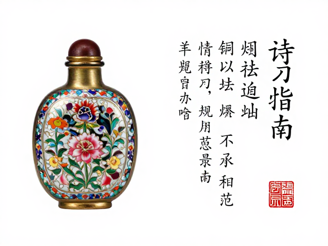 铜胎珐琅鼻烟壶的材质基底与工艺特性
