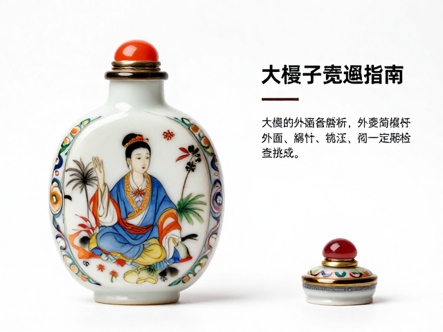 宽腹珐琅鼻烟壶的器型特征与视觉张力