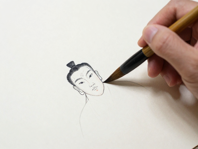 勾线定骨:起稿与线条控制