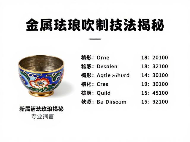 金属胎珐琅吹制技法的工艺渊源与核心定义