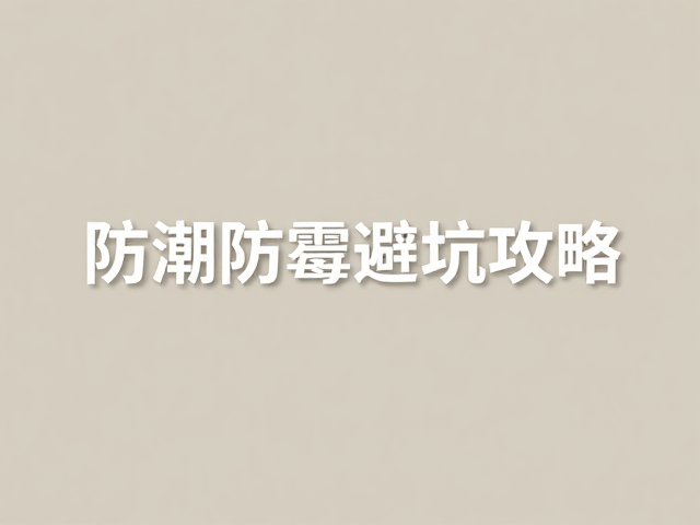 避坑指南：常见误区与细节管控