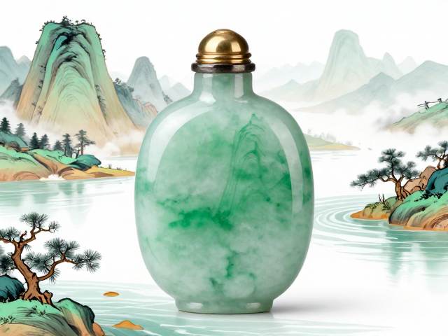巧色工艺下的山水构图逻辑