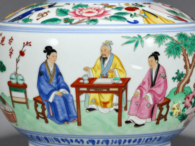 雕填彩瓷的工艺渊源与历史脉络
